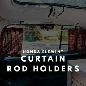 Rear Window Curtain Rod Kit